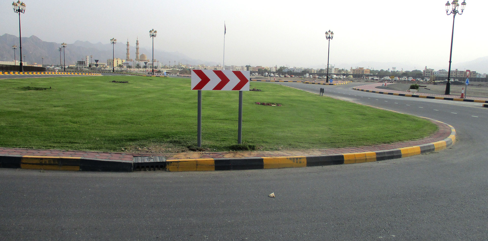 Warning Signage showing direction
